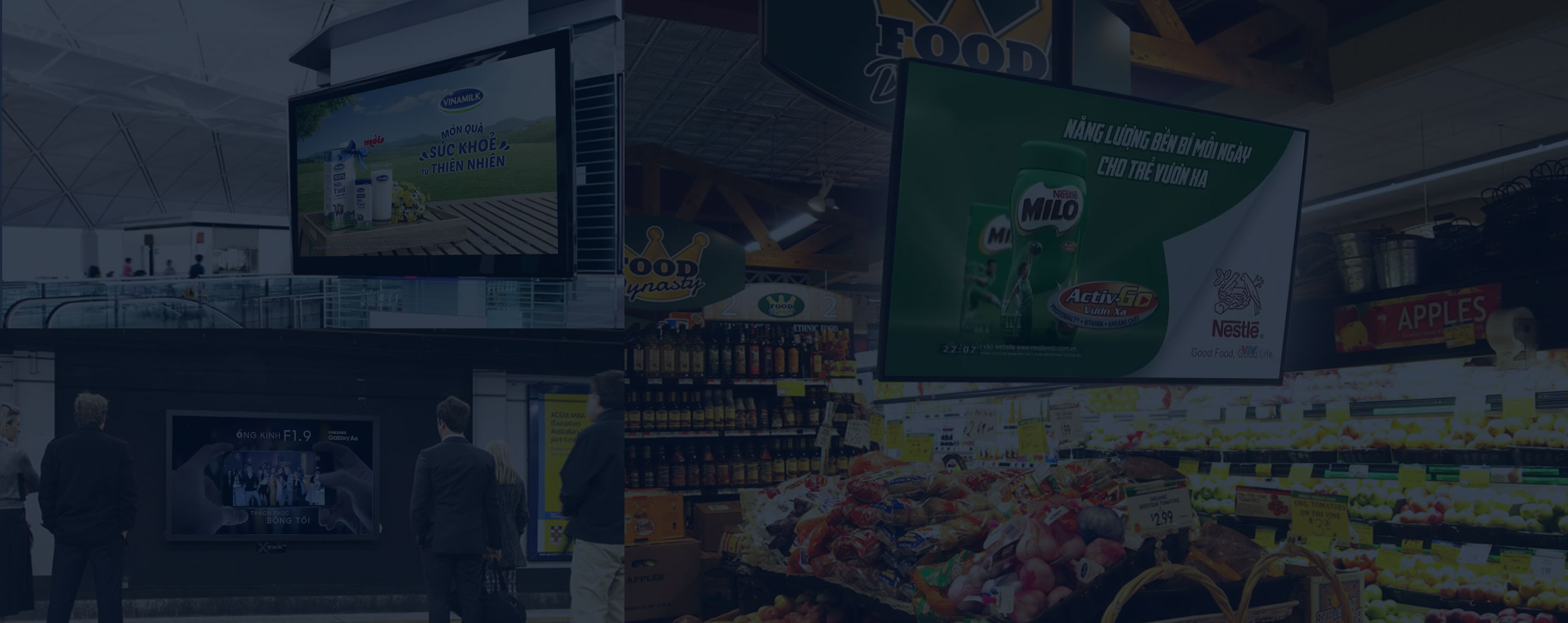 5000+ MÀN HÌNH TẠI CÁC STORES, SIÊU THỊ, MERCHANTS
3000+ MÀN HÌNH TRÊN XE MÁY